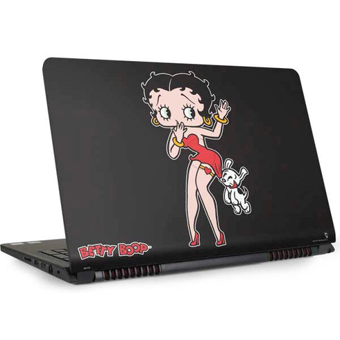 Betty Boop With Puppy Dell Inspiron Skin